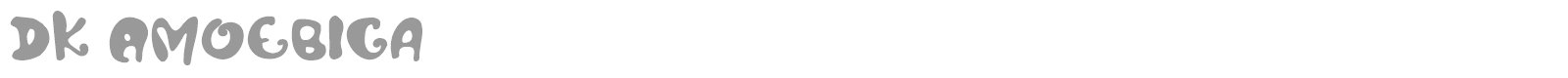 DK Amoebica font preview